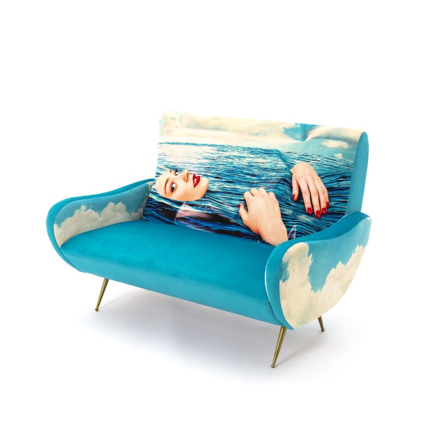 Seletti Sofa Two Seater Sea Girl In vendita