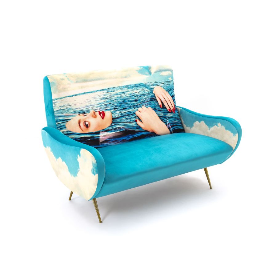 Seletti Sofa Two Seater Sea Girl In vendita