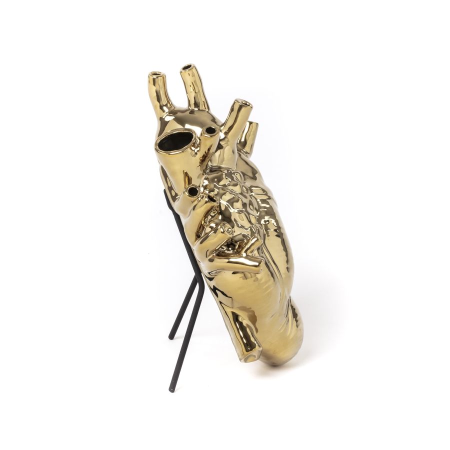 Seletti Love in Bloom Gold Vase Negozi Online