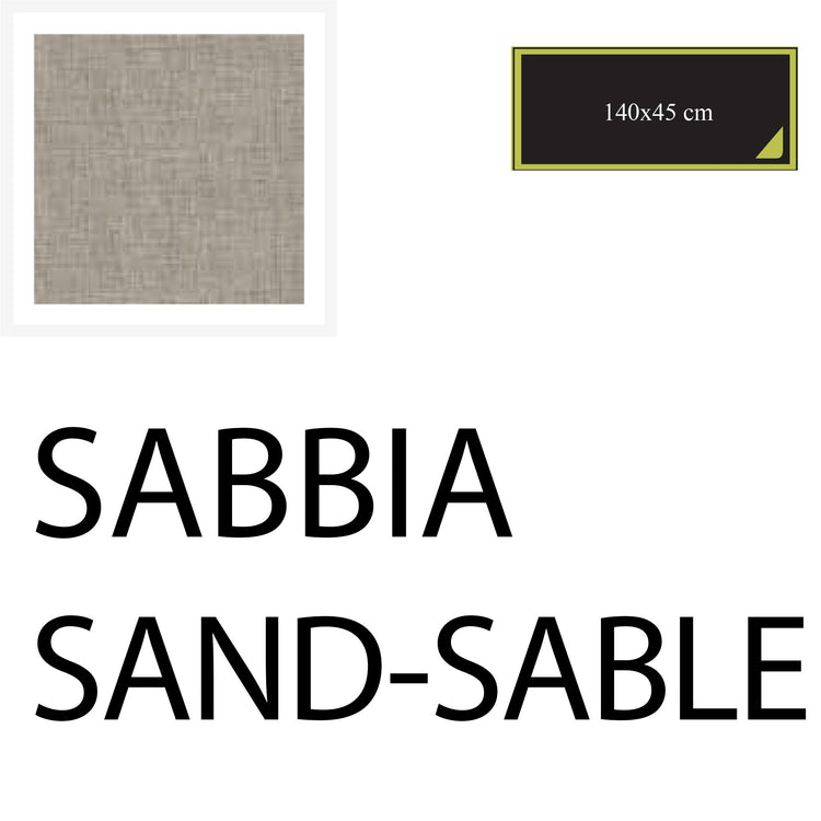 Serafino Zani Runner 140X45 cm - 2pz Sabbia Fino al 65% di sconto