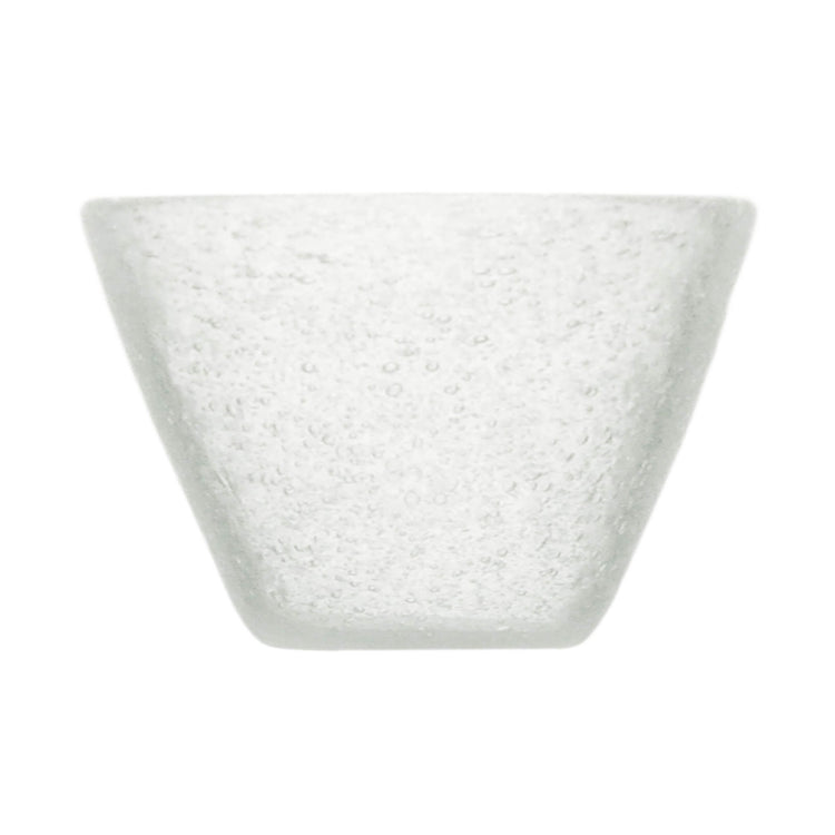 Serafino Zani 000723 - SMALL BOWL - WHITE TRANSP. - MEMENTO ORIGINALE - MONOCHROME