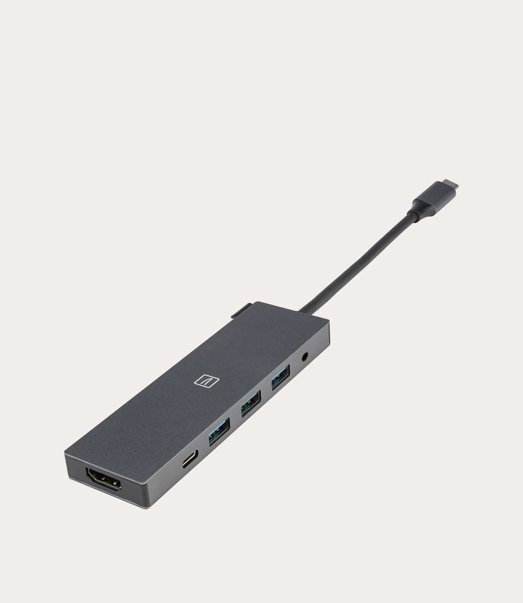 Tucano Hub type-C 6-in-1 con 1 HDMI + 3 USB 3.0 + 1 USB-PD + Audio 3.5 mm In Saldo