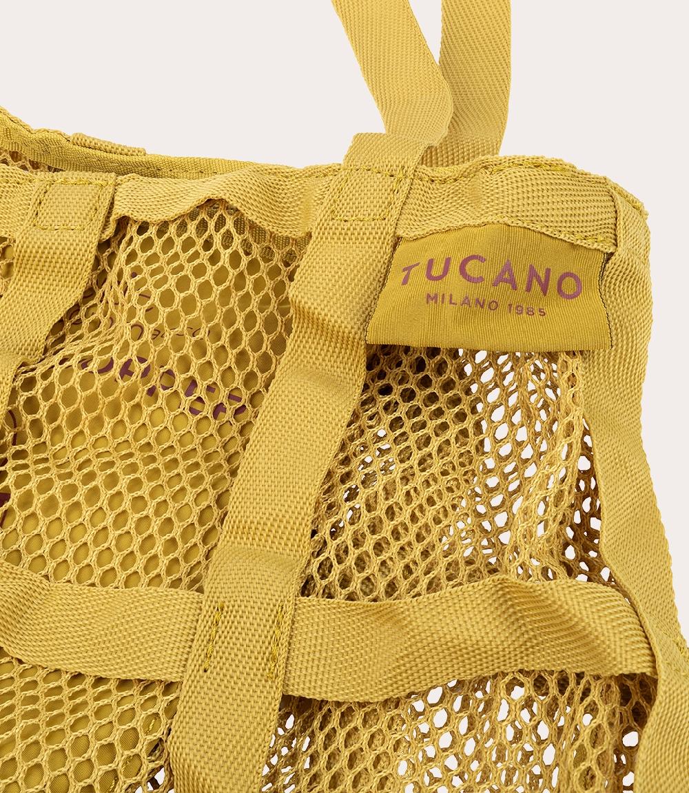 Tucano Borsa shopper pieghevole in rete ottenuta dalla plastica riciclata I Più Venduti