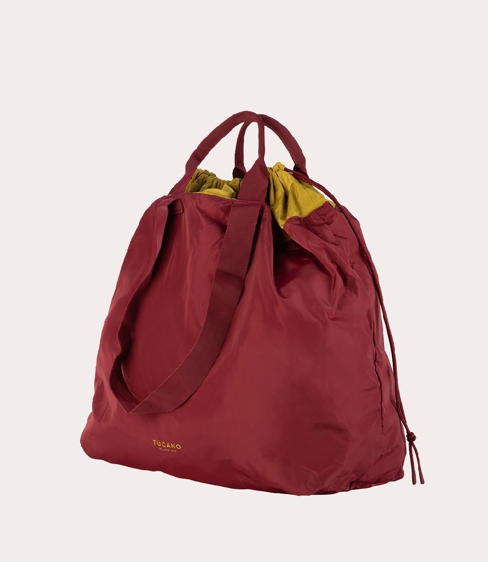 Tucano Borsa shopper pieghevole in materiale ottenuto dalla plastica riciclata Vendite Flash