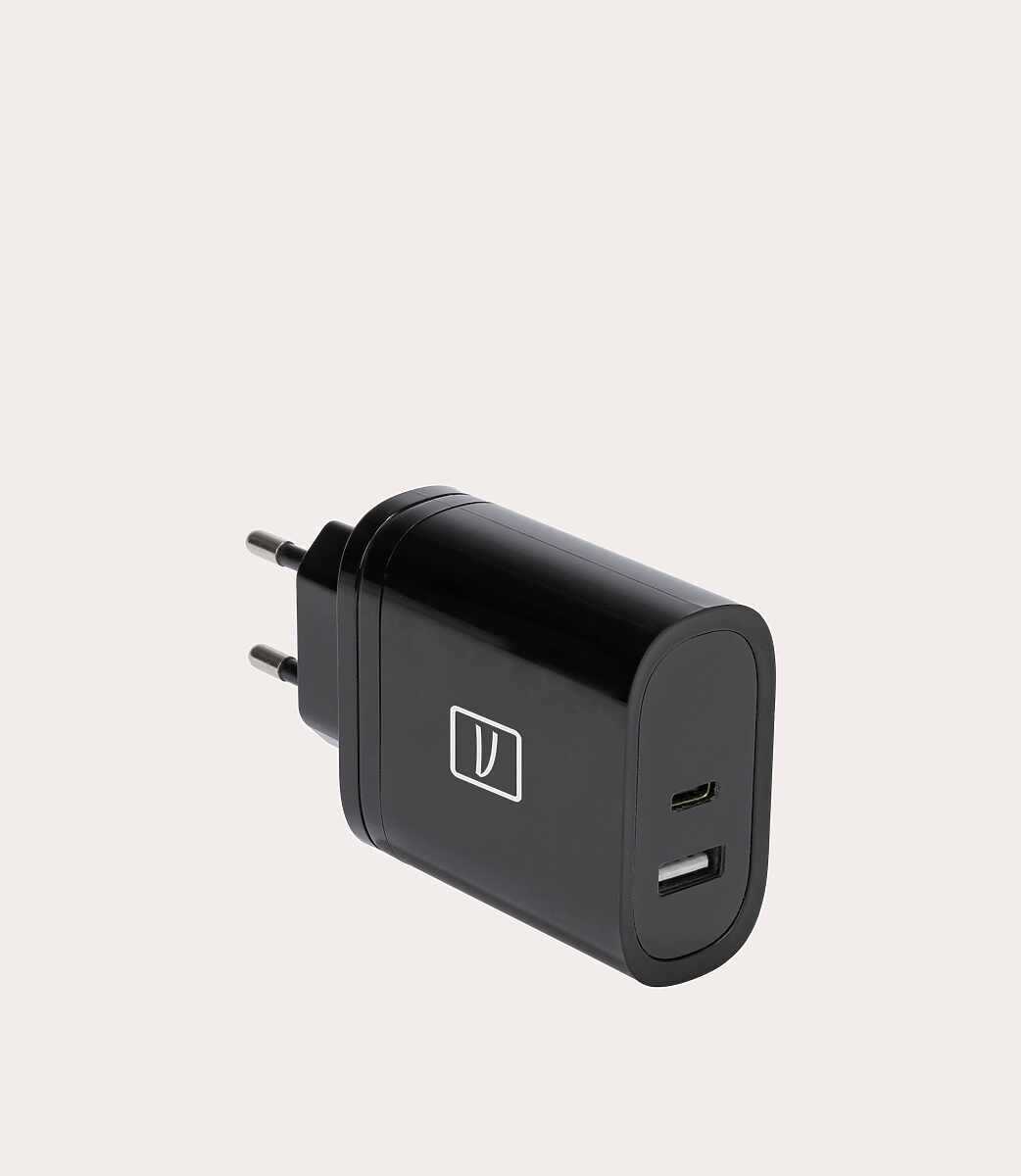 Tucano Doppio caricabatteria da parete USB-A/USB-C GaN da 65W 2025