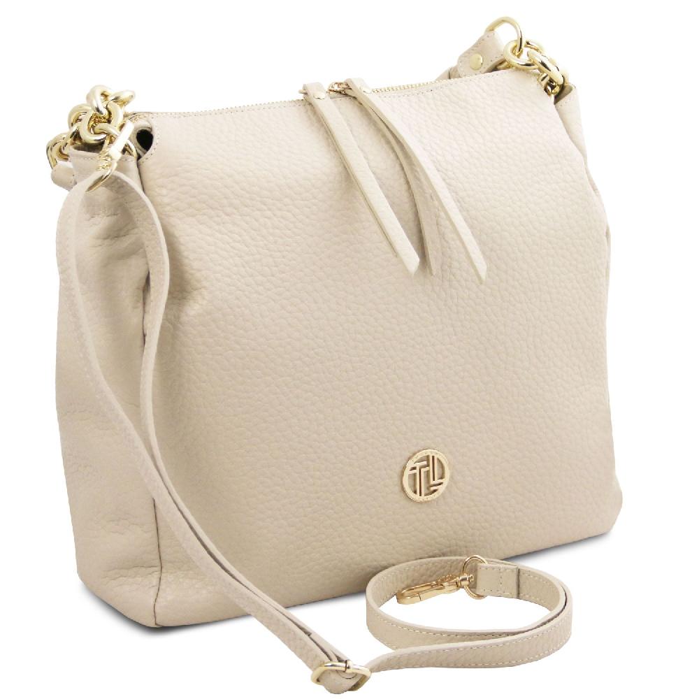 Tuscany Leather Shopping Tasche aus Weichem Leder Sconti VIP