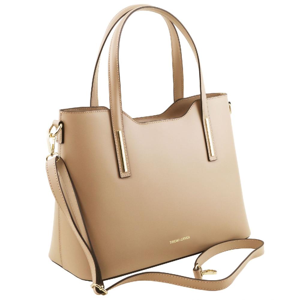 Tuscany Leather Shopping Tasche aus Leder Discount Store per i nuovi prodotti