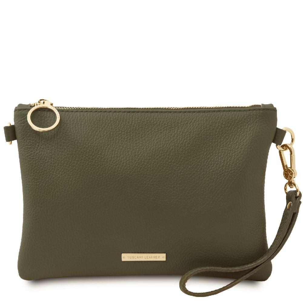 Tuscany Leather Clutch aus Weichem Leder Limitato a 3 giorni