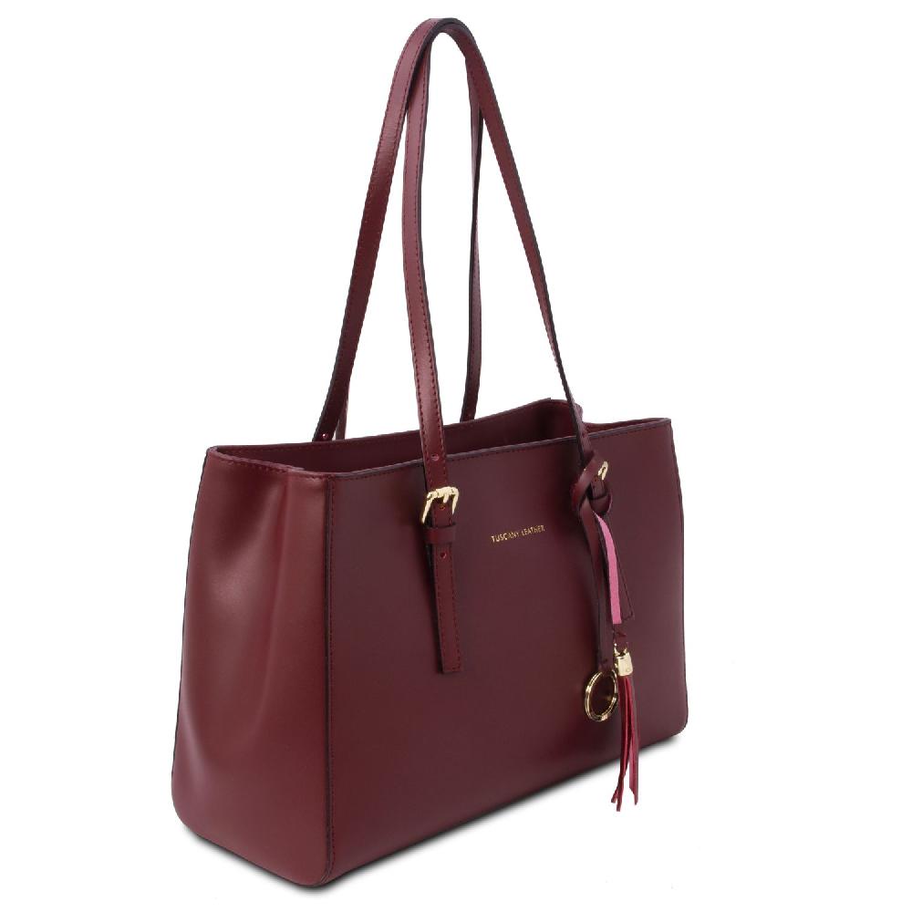 Tuscany Leather Sac Bandoulière en Cuir Grande vendita
