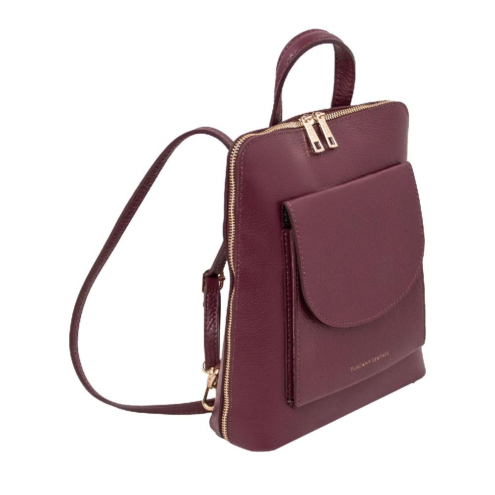 Tuscany Leather Zaino Piccolo da Donna in Pelle Convenienza