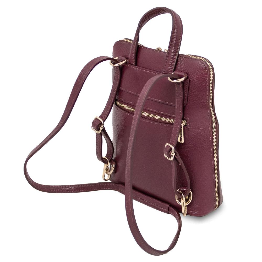 Tuscany Leather Zaino Piccolo da Donna in Pelle Convenienza