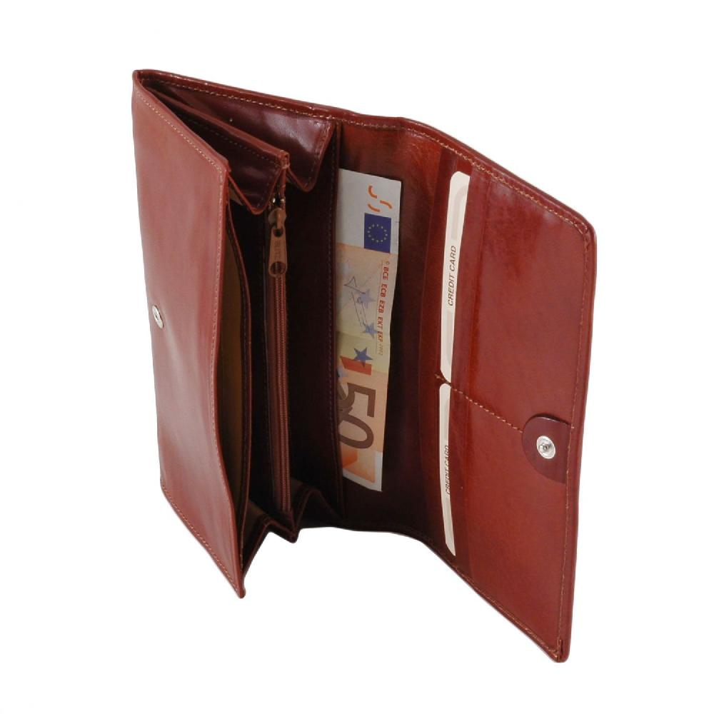 Tuscany Leather Esclusivo Portafoglio da Donna in Pelle Prezzo Ridotto