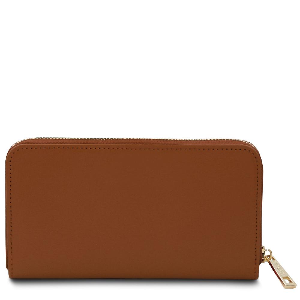 Tuscany Leather Esclusivo Portafogli in Pelle zip Around Outlet
