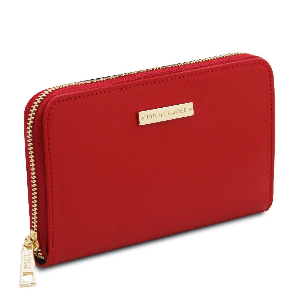 Tuscany Leather Esclusivo Portafogli in Pelle zip Around Offerte