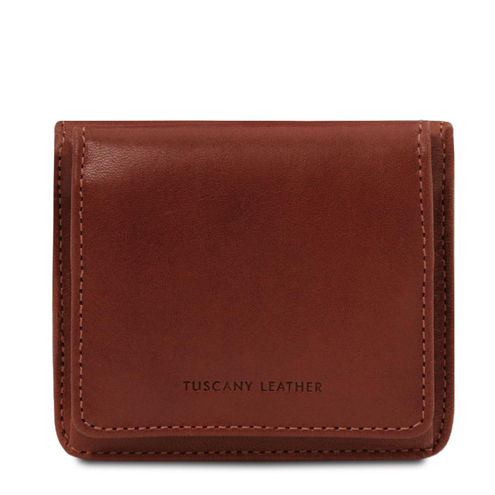 Tuscany Leather Esclusivo Portafogli in Pelle con Portamonete Negozio