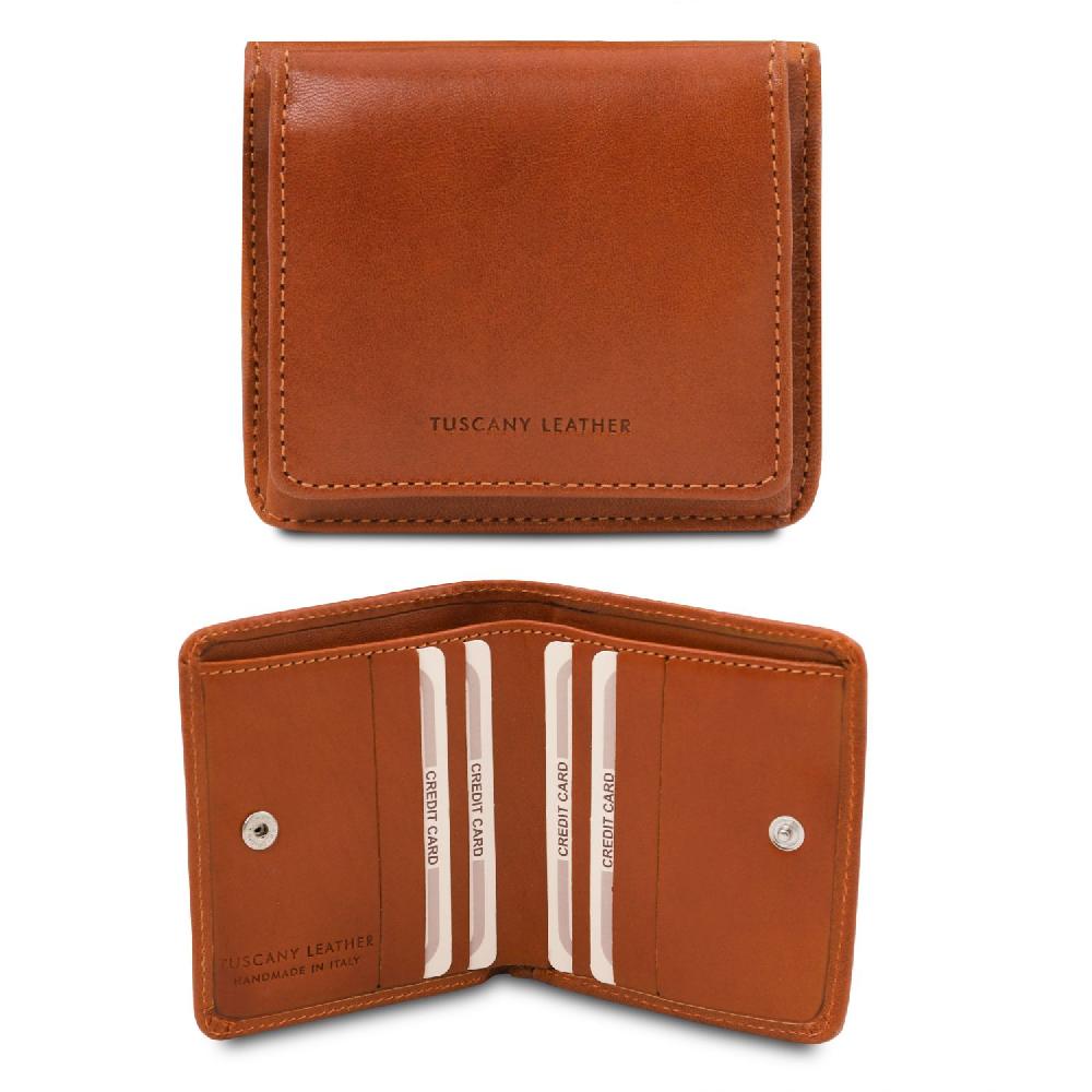 Tuscany Leather Esclusivo Portafogli in Pelle con Portamonete