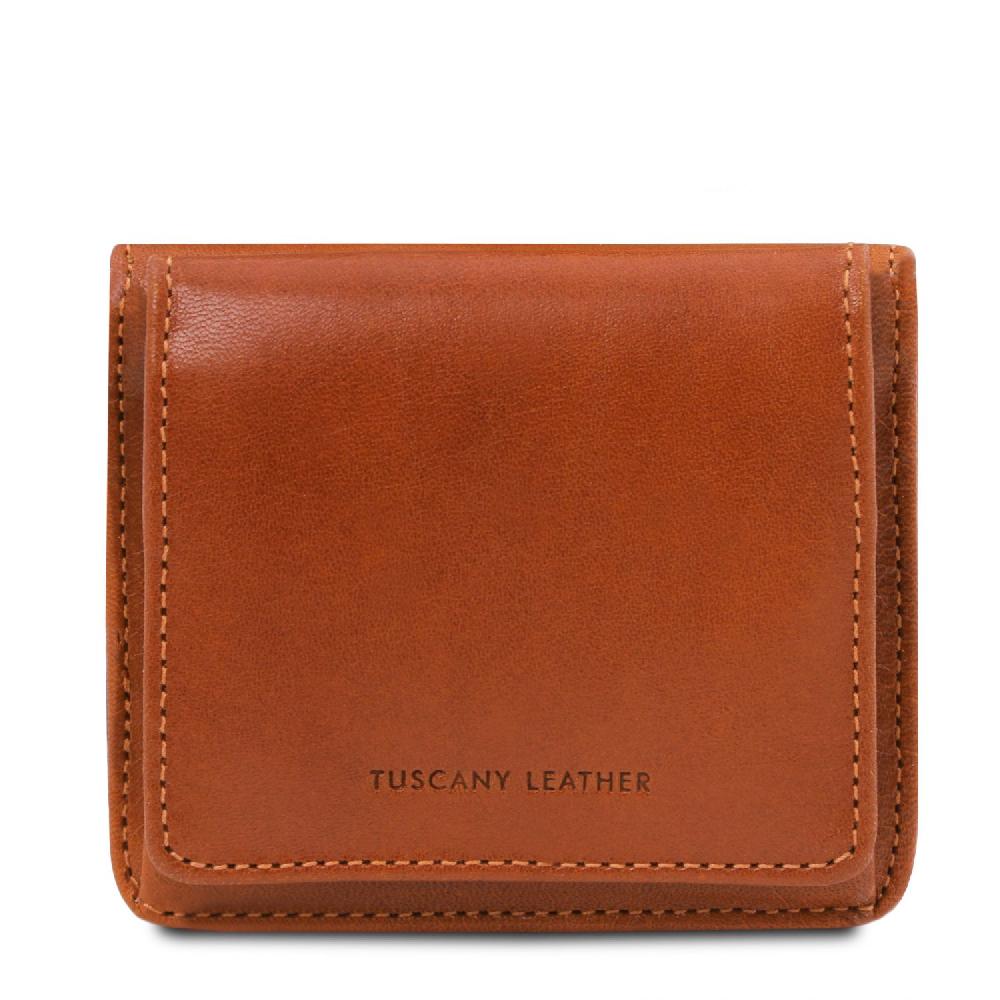 Tuscany Leather Esclusivo Portafogli in Pelle con Portamonete In Saldo