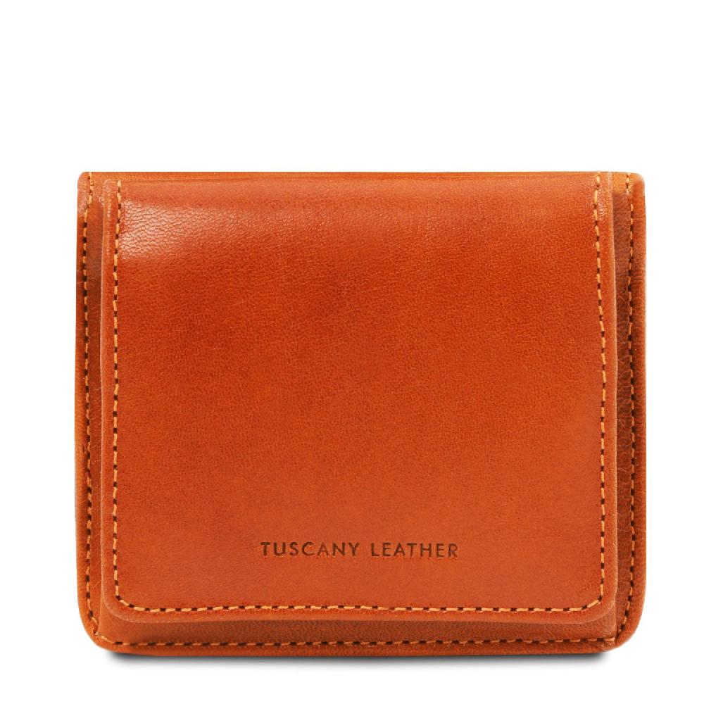 Tuscany Leather Esclusivo Portafogli in Pelle con Portamonete Italy