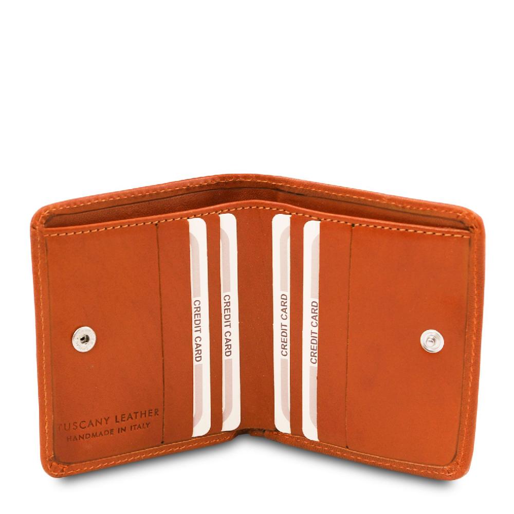 Tuscany Leather Esclusivo Portafogli in Pelle con Portamonete Italy