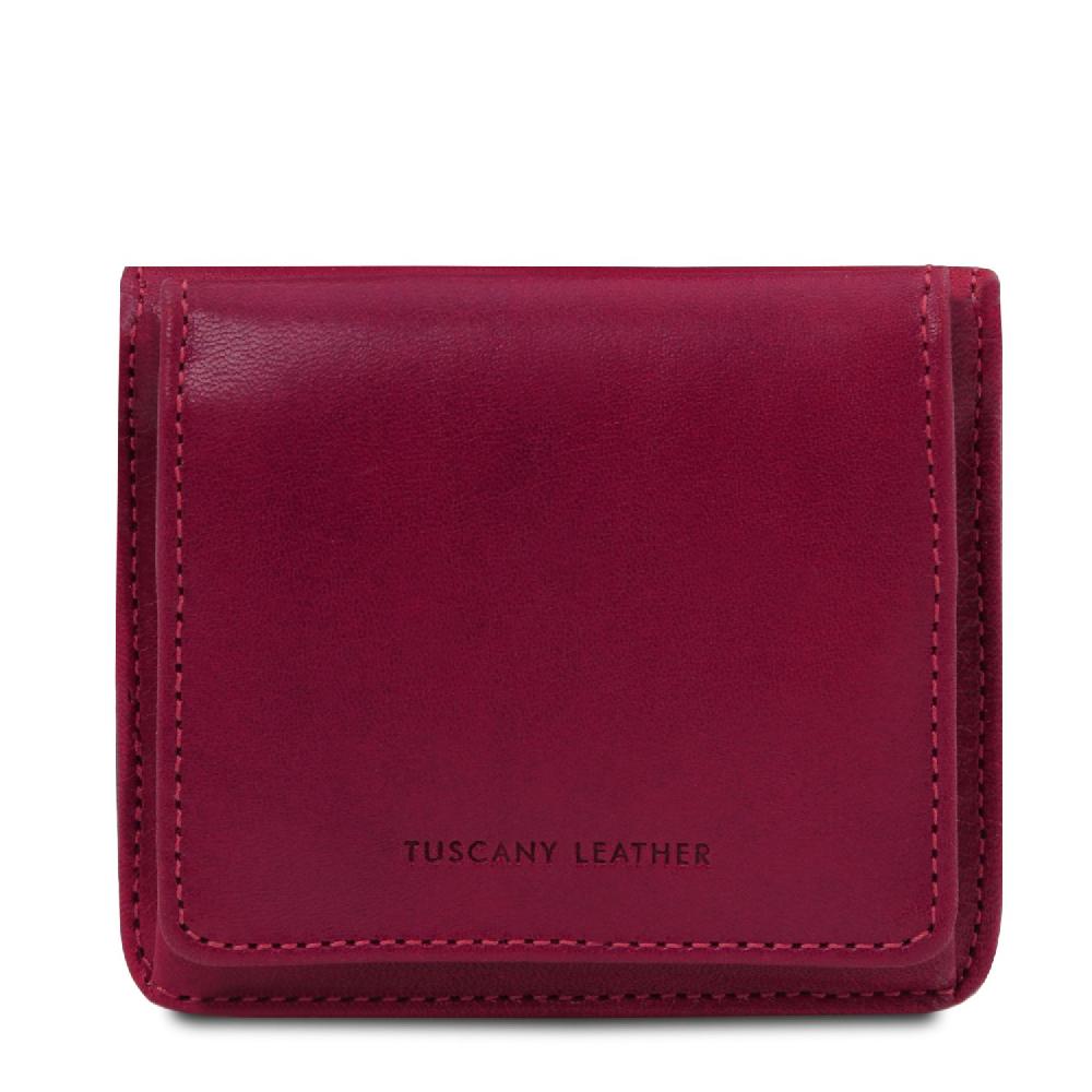Tuscany Leather Esclusivo Portafogli in Pelle con Portamonete Italia