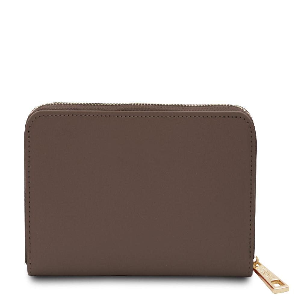 Tuscany Leather Esclusivo Portafogli in Pelle zip Around Qualità