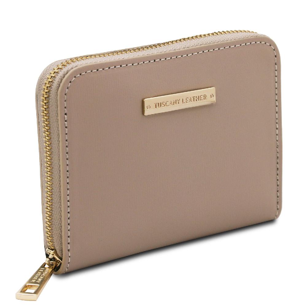Tuscany Leather Esclusivo Portafogli in Pelle zip Around Vendita