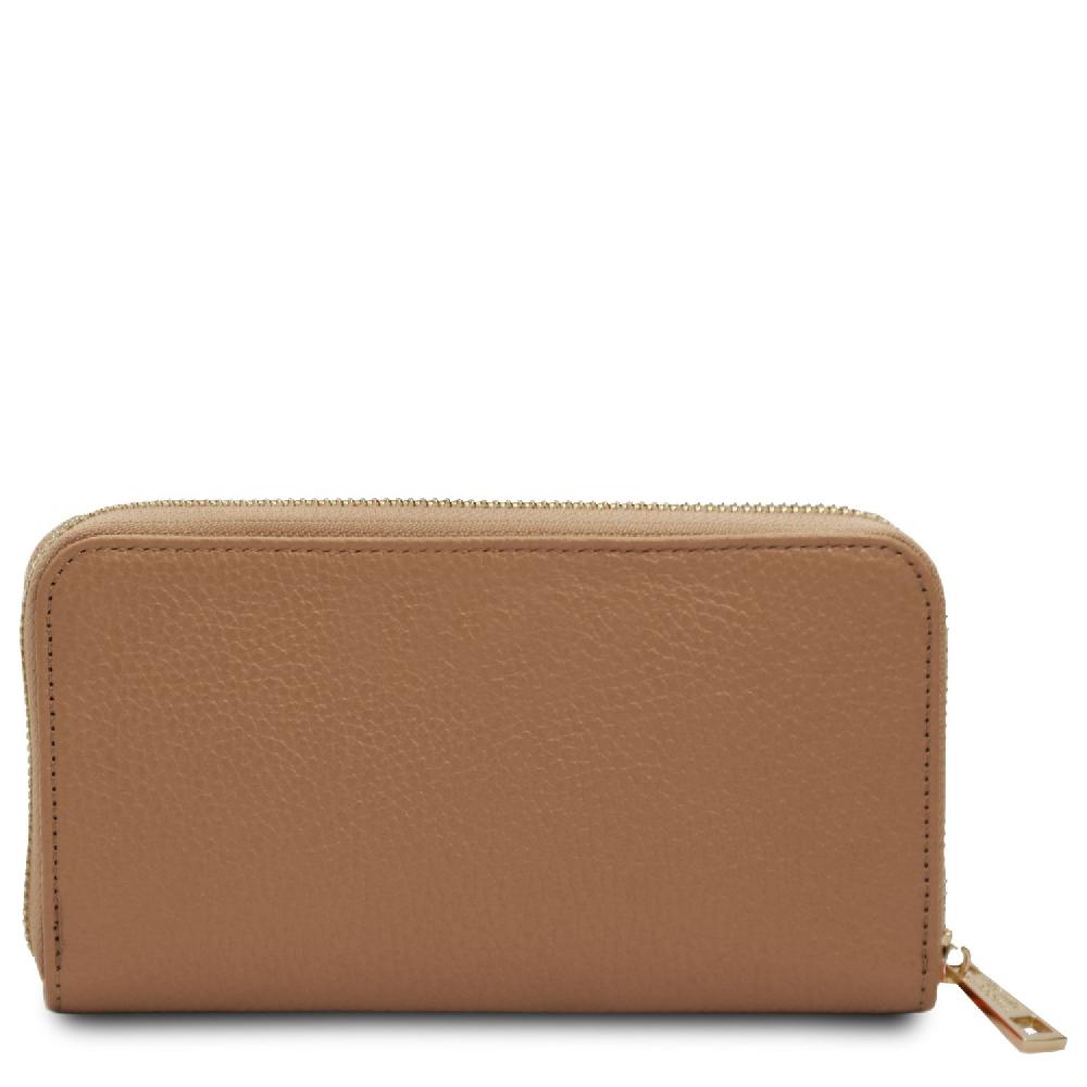 Tuscany Leather Esclusivo Portafogli in Pelle zip Around Soddisfazione Garantita