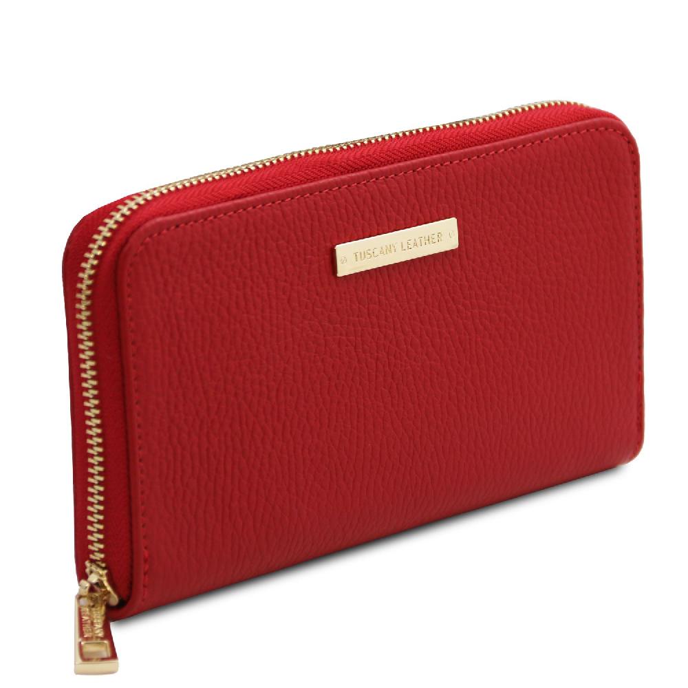 Tuscany Leather Esclusivo Portafogli in Pelle zip Around Negozi Online