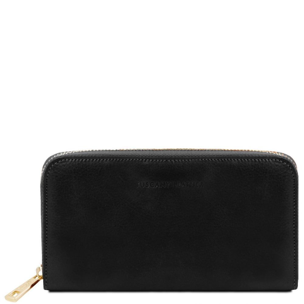 Tuscany Leather Esclusivo Portafogli in Pelle zip Around