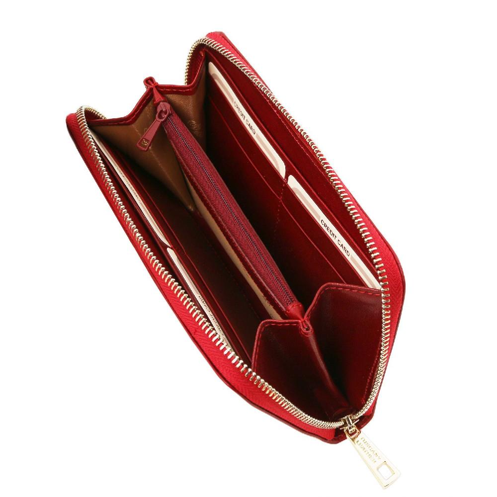 Tuscany Leather Esclusivo Portafogli in Pelle zip Around Sottocosto