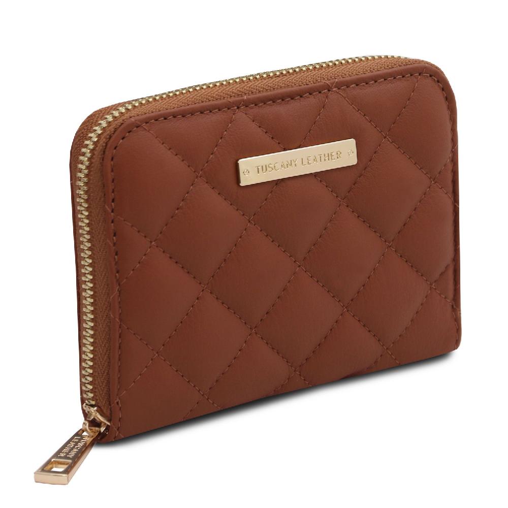 Tuscany Leather Esclusivo Portafogli in Pelle Morbida zip Around Novità
