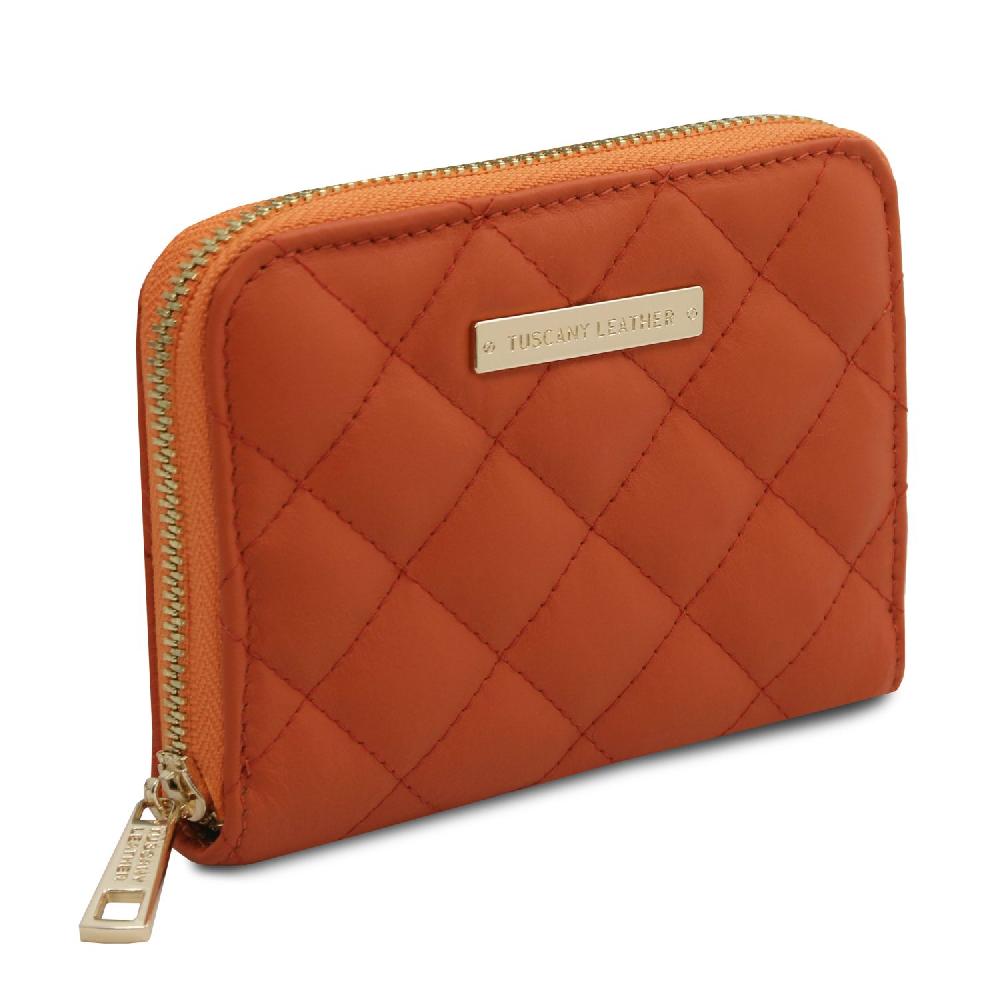 Tuscany Leather Esclusivo Portafogli in Pelle Morbida zip Around Economico