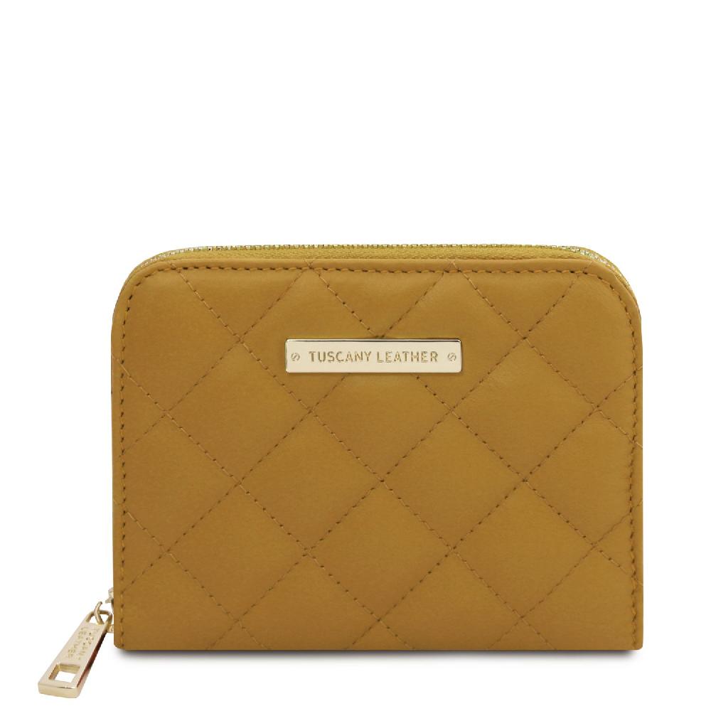 Tuscany Leather Esclusivo Portafogli in Pelle Morbida zip Around