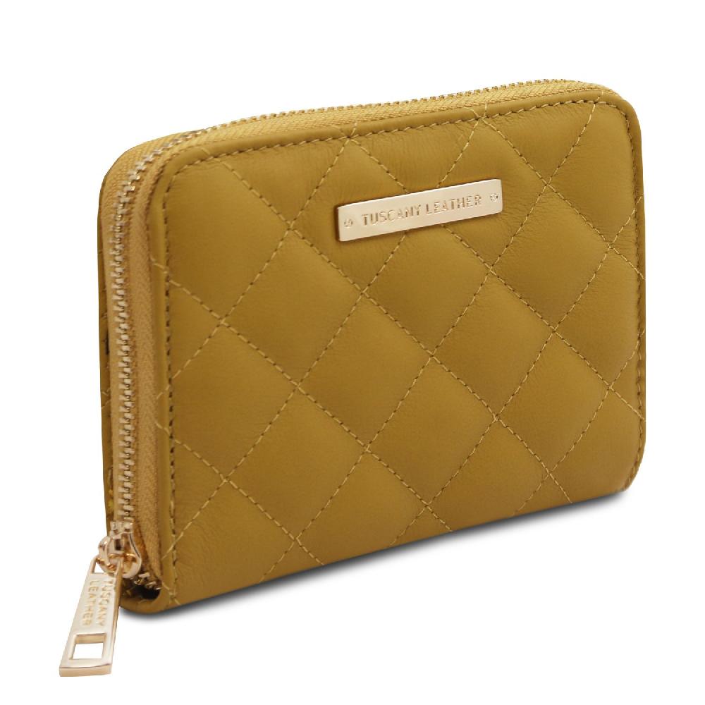 Tuscany Leather Esclusivo Portafogli in Pelle Morbida zip Around Online