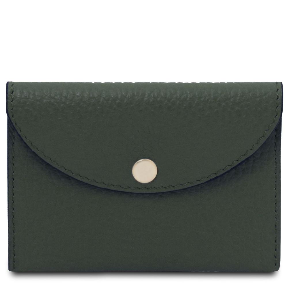 Tuscany Leather Porta Biglietti da Visita / Carte di Credito in Pelle Soddisfazione Garantita