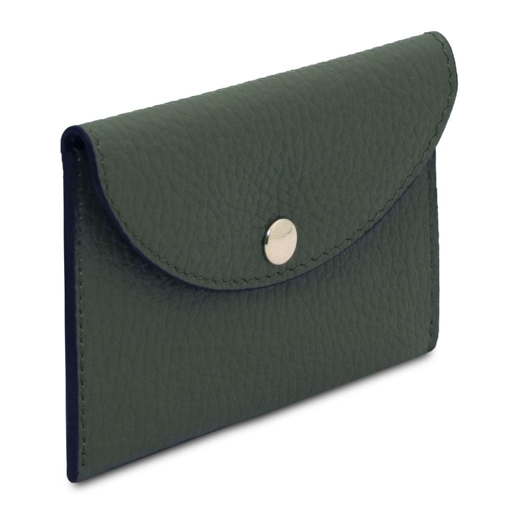 Tuscany Leather Porta Biglietti da Visita / Carte di Credito in Pelle Soddisfazione Garantita