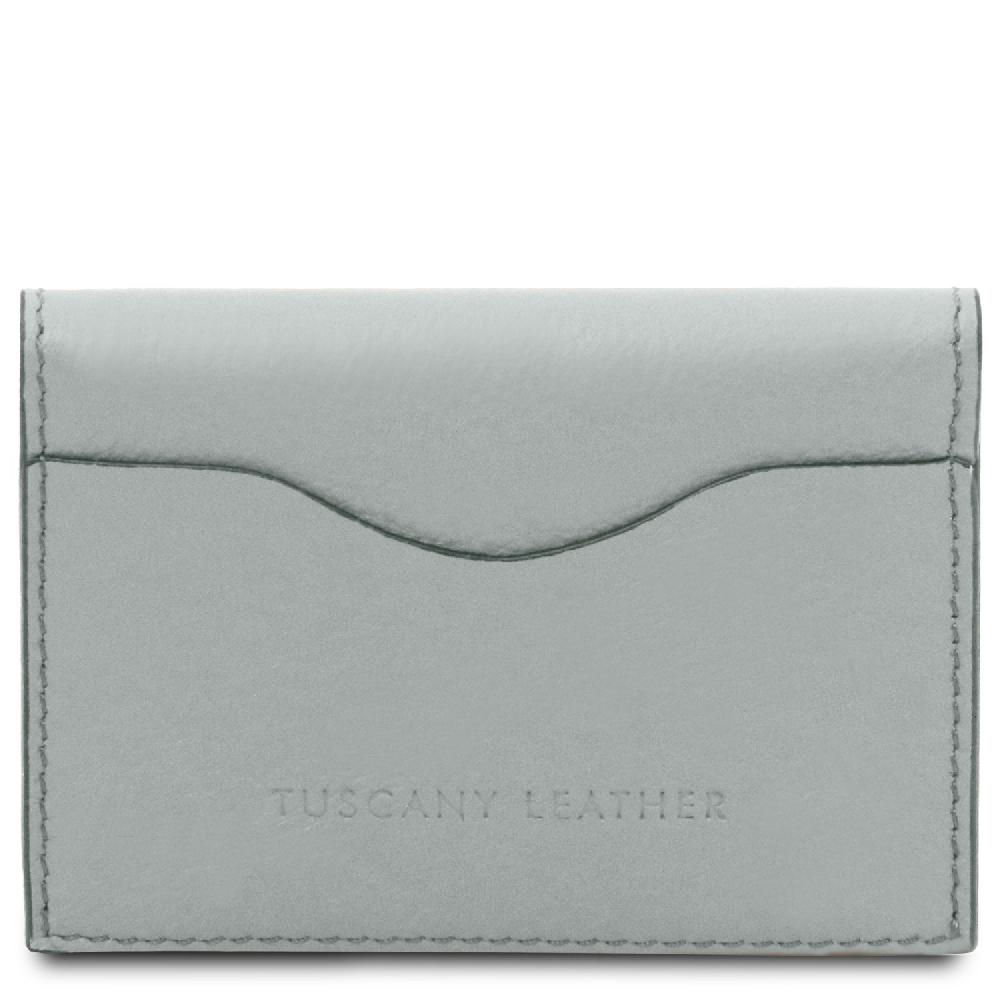 Tuscany Leather Porta Biglietti da Visita / Carte di Credito in Pelle Consegna Veloce