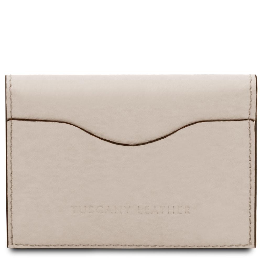 Tuscany Leather Porta Biglietti da Visita / Carte di Credito in Pelle Promozione Limitata