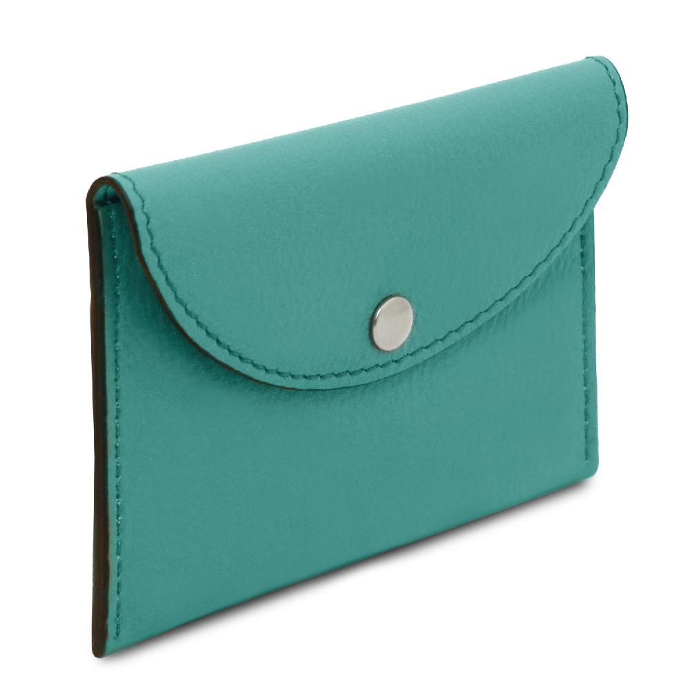 Tuscany Leather Porta Biglietti da Visita / Carte di Credito in Pelle Affare Del Giorno