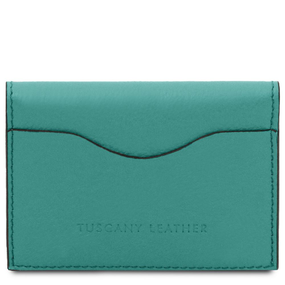 Tuscany Leather Porta Biglietti da Visita / Carte di Credito in Pelle Affare Del Giorno
