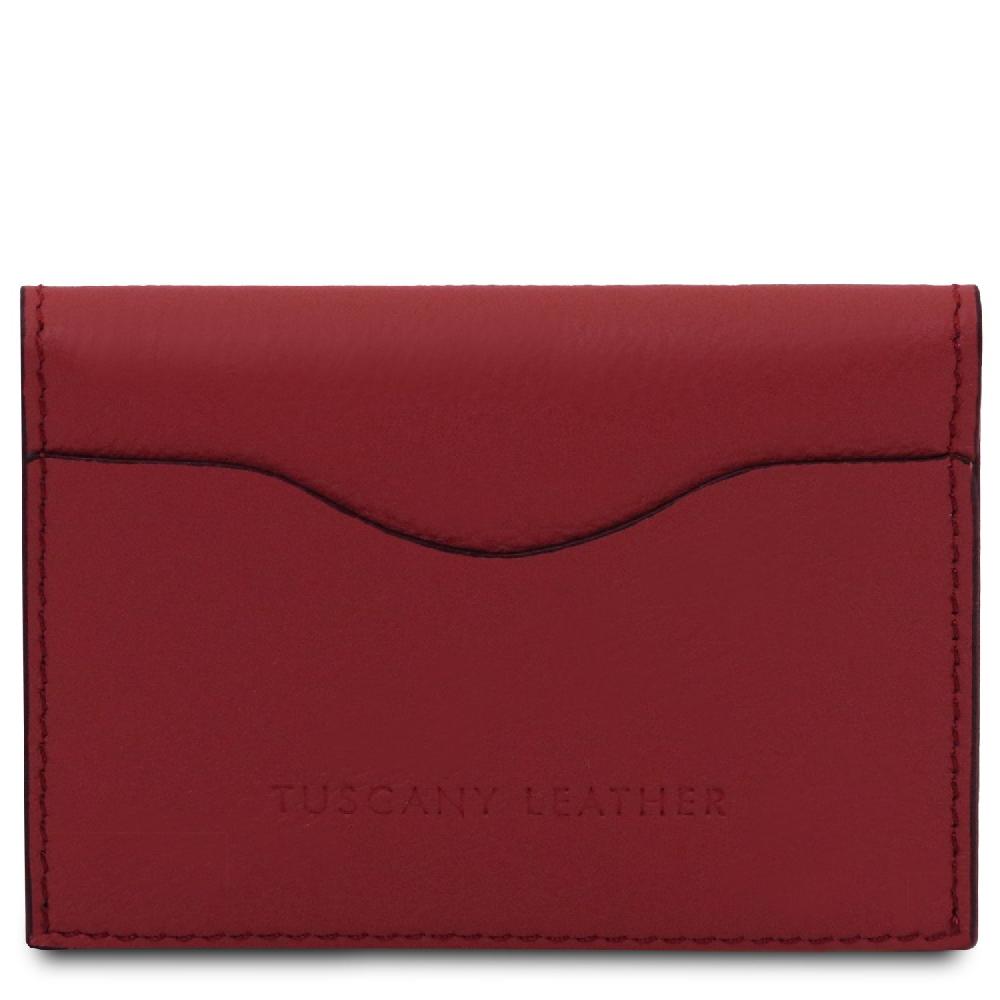 Tuscany Leather Porta Biglietti da Visita / Carte di Credito in Pelle Prezzo Ridotto