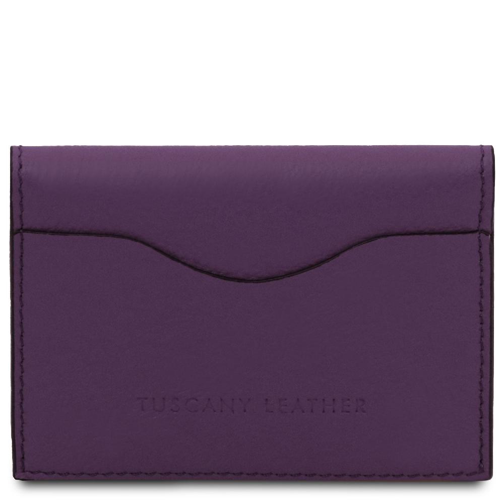 Tuscany Leather Porta Biglietti da Visita / Carte di Credito in Pelle Convenienza