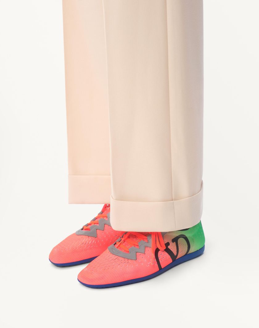 Valentino Handbags Sneaker Chromathon In Tessuto Tecnico per Uomo in Lime/orange Fluo/nero/grigio | Valentino IT Latest fashion