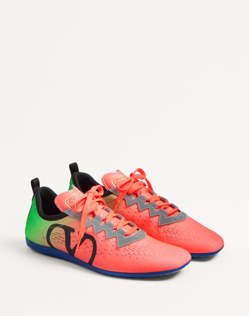 Valentino Handbags Sneaker Chromathon In Tessuto Tecnico per Uomo in Lime/orange Fluo/nero/grigio | Valentino IT Latest fashion