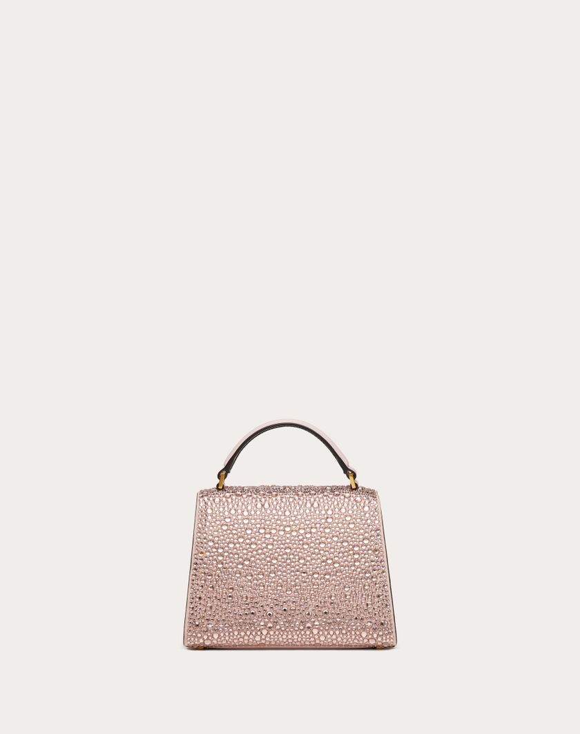 Valentino Handbags Borsa A Mano Mini Vsling Ricamata per Donna in Rose Quartz | Valentino IT Negozi Online