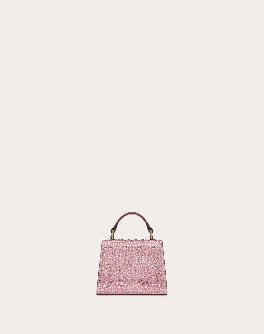 Valentino Handbags Borsa A Mano Micro Vsling Ricamata per Donna in Rose/bubble | Valentino IT Sottocosto