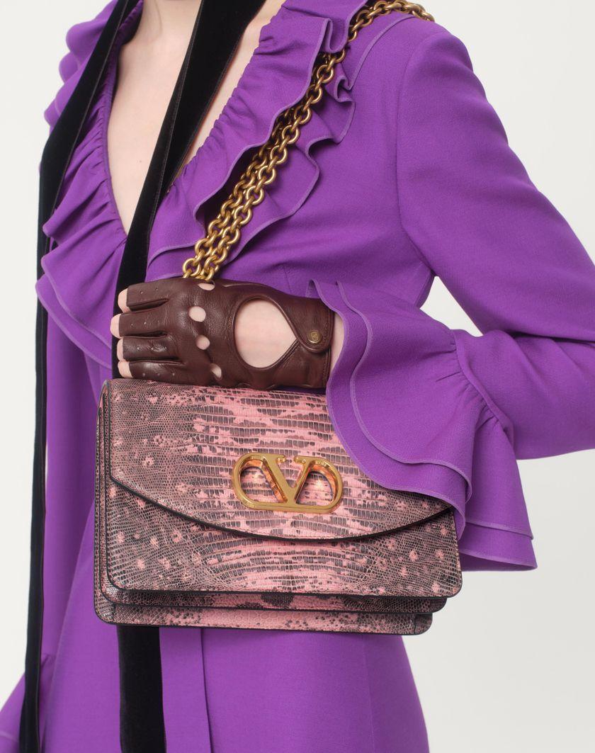 Valentino Handbags Borsa A Spalla Valentino Garavani Vain In Tejus per Donna in Rosa | Valentino IT Offerte