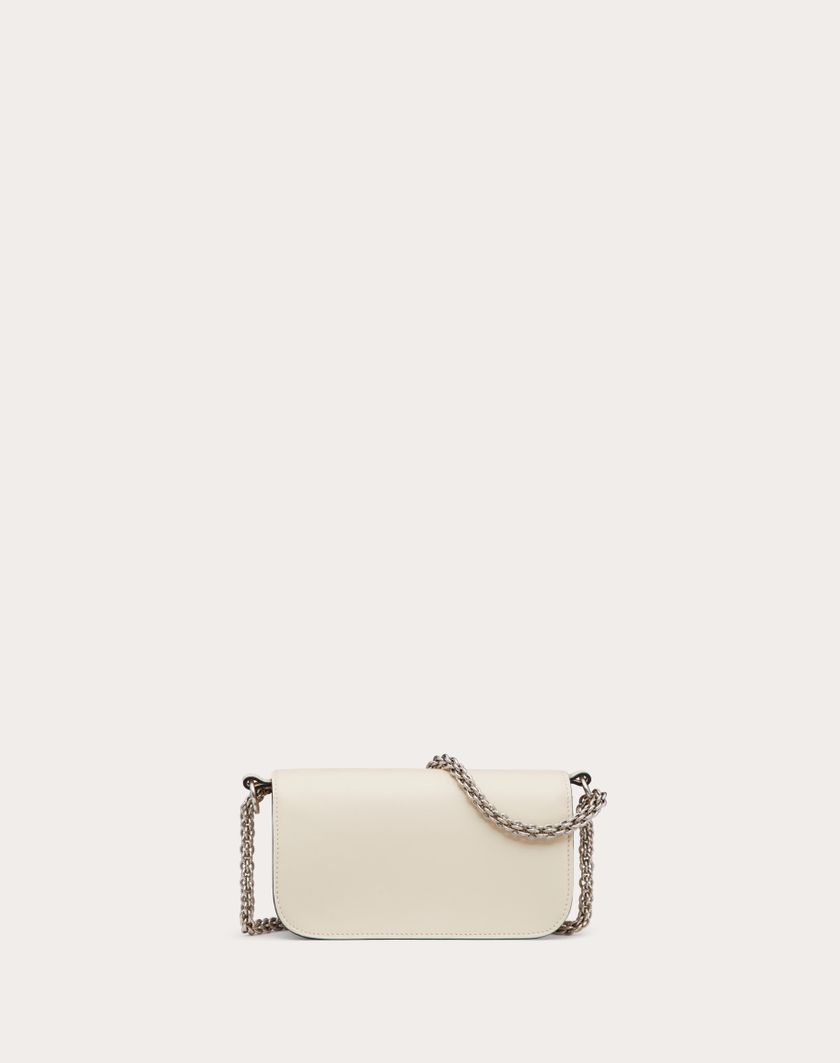 Valentino Handbags Borsa Piccola A Spalla Valentino Garavani Locò Con Logo Gioiello per Donna in Light Ivory | Valentino IT In Saldo