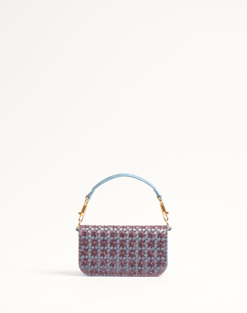 Valentino Handbags Borsa Piccola A Spalla Valentino Garavani Locò Ricamata Con Logo Gioiello per Donna in Turchese/emerald | Valentino IT Italy