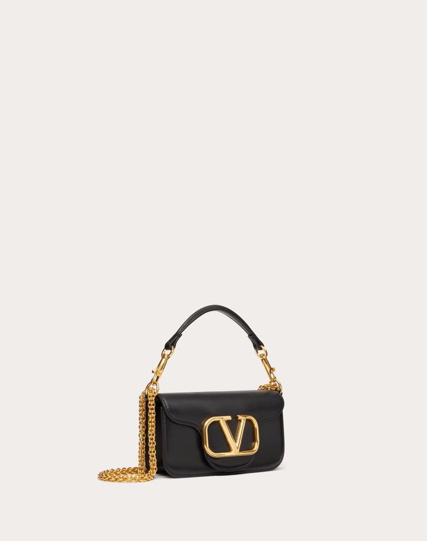 Valentino Handbags Borsa Piccola A Spalla Valentino Garavani Locò In Vitello per Donna in Verde | Valentino IT In Linea